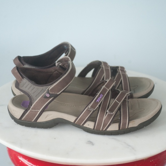 SOLD TEVA Tirra Brown Strappy Hiking Sandals - Picture 6 of 11